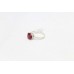 Women's Ring 925 Sterling Silver Natural red ruby gem stone A 192